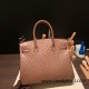 Hermes Birkin 30cm Ostrich 18 /Étoupe Grey Gold Hardware  Full Handmade birkin30-016