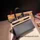 Hermes Birkin 30cm Crocodile& Touch 89 Black (Noir) Gold Hardware  Full Handmade birkin30-018