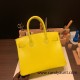 Hermes Birkin 30cm lizard 9L/ CANARI Silver Hardware  Full Handmade birkin30-021