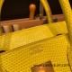 Hermes Birkin 30cm lizard 9L/CANARI Gold Hardware  Full Handmade birkin30-022