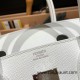 Hermes Birkin 30cm Epsom 01/White (Blanc) Silver Hardware Gold Hardware  Full Handmade birkin30-025