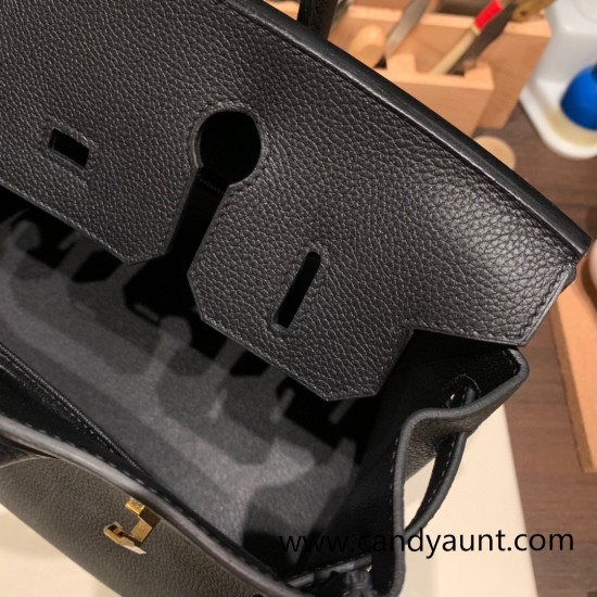 Hermes birkin 30cm togo 89/ Black (Noir) Gold Hardware  Full Handmade birkin30-034