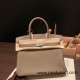 Hermes birkin 30cm togo 18/Étoupe Grey Silver Hardware  Full Handmade birkin30-036