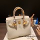 Hermes birkin 30cm togo 10/ Craie Gold Hardware  Full Handmade birkin30-038