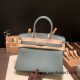 Hermes birkin 30cm togo 63/ Vert Amande Silver Hardware  Full Handmade birkin30-041