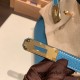 Hermes birkin 30cm togo 75 /Blue Jean Gold Hardware  Full Handmade birkin30-043