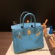 Hermes birkin 30cm togo 75 /Blue Jean Gold Hardware  Full Handmade birkin30-043