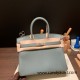 Hermes birkin 30cm togo 63/Vert Amande Silver Hardware  Full Handmade birkin30-048