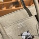 Hermes birkin 30cm togo Q1/ Sauge Silver Hardware  Full Handmade birkin30-070