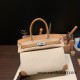 Hermes birkin 30cm togo 1K /Bambou & 37/ Gold Silver Hardware  Full Handmade birkin30-081