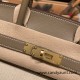 Hermes birkin 30cm swift& Canvas 18 /Étoupe Grey Silver Hardware  Full Handmade birkin30-085