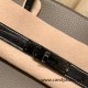 Hermes Birkin 35cm togo & chamois  8F/ Etain& 89 /Black So Black Hardware Full Handmade 009