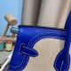 Hermes Birkin 35cm swift 7T/Blue Electric Silver Hardware Full Handmade 010