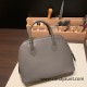 Hermes 25cm bolide evercolor 8F /Etain Full Handmade Silver Hardware012