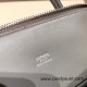 Hermes 25cm bolide evercolor 8F /Etain Full Handmade Silver Hardware012