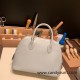 Hermes 25cm bolide evercolor 4Z /Gris Mouette Full Handmade Gold Hardware014