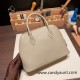 Hermes 25cm bolide evercolor 81 /Gris Tourterelle Full Handmade Gold Hardware015