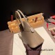 Hermes 27cm bolide 18 /Étoupe Grey (Étoupe)Gold Hardware Full Handmade