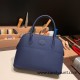 Hermes 27cm bolide Epsom 73 /Blue Saphir Gold Hardware Full Handmade