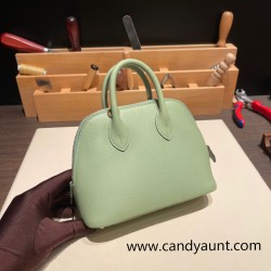 Hermes mini bolide evercolor 3I/Vert Criquet Full Handmade 001