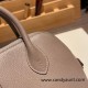 Hermes mini bolide evercolor M8/Gris Asphalt Full Handmade 003