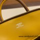 Hermes mini bolide evercolor 9D /Jaune Ambre Full Handmade 006