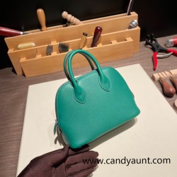 Hermes mini bolide evercolor U4 /Vert Vertigo Full Handmade 007