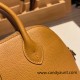 Hermes mini bolide evercolor 2S /Sesame Full Handmade 008