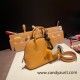 Hermes mini bolide evercolor 2S /Sesame Full Handmade 008