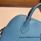 Hermes mini bolide evercolor P3 /Blue du Nord Full Handmade 011