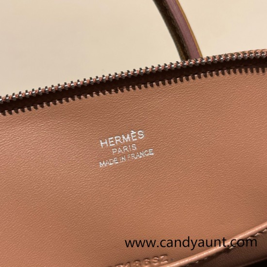 Hermes mini bolide Chevre 2J /Quebracho Full Handmade 020