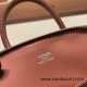 Hermes mini bolide Chevre 37/Gold Full Handmade 024