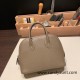 Hermes mini bolide Chevre 8C/ Elephant Grey Full Handmade 026