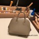 Hermes mini bolide Chevre 8C /Elephant Grey Full Handmade 027