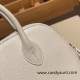 Hermes mini bolide Chevre 4B /Biscuit Full Handmade 030