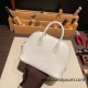 Hermes mini bolide Chevre 4B /Biscuit Full Handmade 030