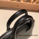 Hermes mini bolide Chevre 89 /Black (Noir) Full Handmade 032