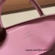 Hermes mini bolide Chevre X9 /Mauve Sylvestre Full Handmade 033