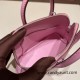 Hermes mini bolide Chevre X9 /Mauve Sylvestre Full Handmade 033