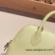 Hermes mini bolide Chevre R9 /Jaune Bourgeon Full Handmade 040