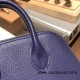 Hermes mini bolide Chevre M3/Blue Encre Full Handmade 050