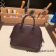 Hermes mini bolide Chevre 0G /Rouge Sellier & Framboise   Full Handmade 052