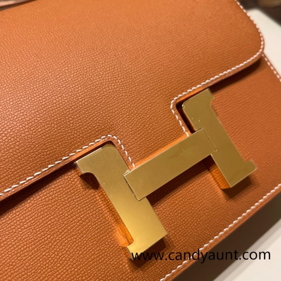 Hermes Constance 19cm Madame 37 /Gold Gold Hardware 18cm Full Handmade