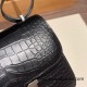 Hermes Constance 19cm Matte Alligator Crocodile 89 /Black (Noir) 18cm Full Handmade