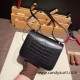 Hermes Constance 19cm Matte Alligator Crocodile 89 /Black (Noir) 18cm Full Handmade