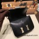 Hermes Constance 19cm lizard 89 /Black (Noir) Silver Hardware 18cm Full Handmade