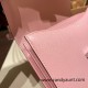 Hermes Constance 19cm Chevre 3Q /Rose Sakura Silver Hardware 18cm Full Handmade