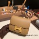 Hermes Constance 19cm Chevre 2J Quebracho Gold Hardware 18cm Full Handmade