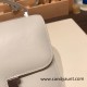 Hermes Constance 19cm swift 80 /Pearl Grey Silver Hardware 18cm Full Handmade