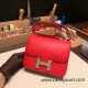 Hermes Constance 19cm swift S3/Rouge Cœur& 37/Gold Silver Hardware 18cm Full Handmade